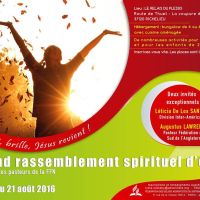 Grand rassemblement spirituel d’été du 15 au 21 août 2016